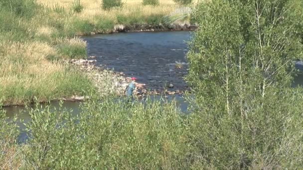 Deer Creek Dam en Reservoir — Stockvideo