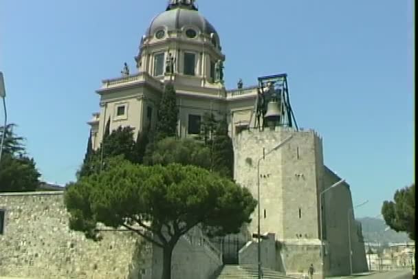 Iglesia de Sicilia en Grecia — Vídeo de stock