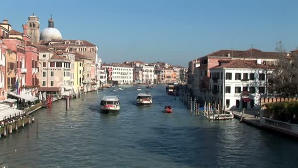 威尼斯的大运河 — 图库视频影像