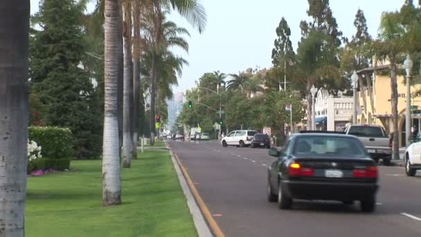Coronado Adası trafik — Stok video