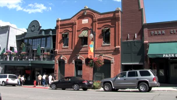 Antiguo Ayuntamiento de Park City — Vídeos de Stock