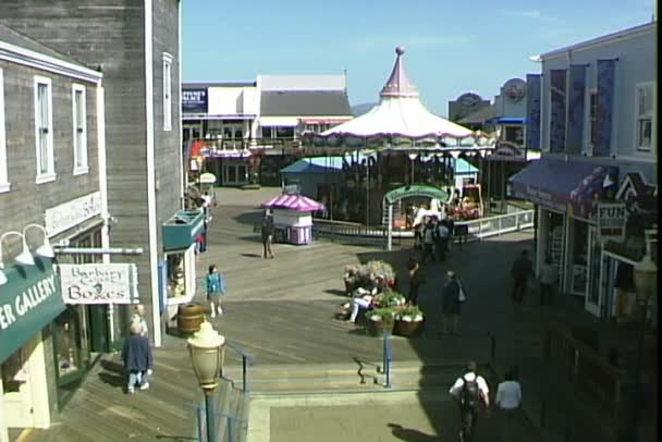 Pier 39 in San Francisco — Stock Video