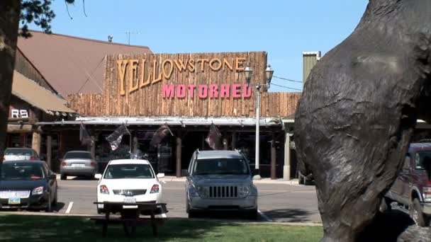 Yellowstone Motorhed στη Μοντάνα — Αρχείο Βίντεο