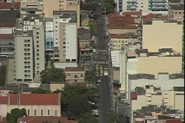 Verkeer in Rio de Janeiro, Brazilië — Stockvideo