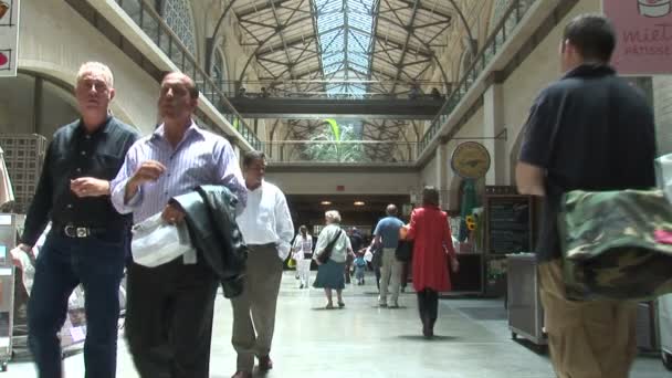 Centro comercial en San Francisco — Vídeo de stock