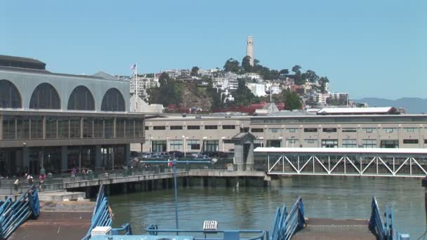 Порт на Телеграф Хілл у Сан-Франциско — стокове відео