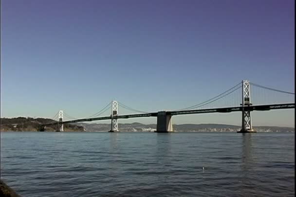 Oakland Bay Bridge a San Francisco — Video Stock