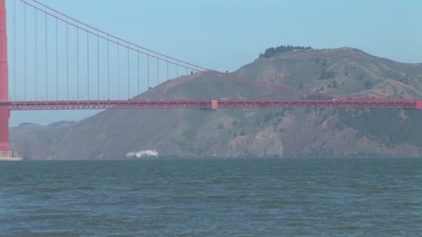 San Francisco 'daki Golden Gate Köprüsü — Stok video