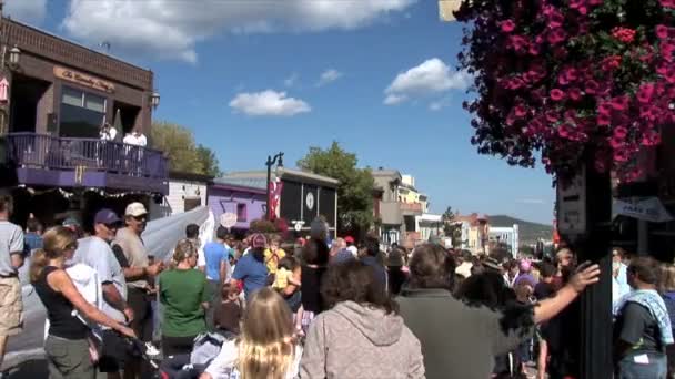 Desfile em Park City — Vídeo de Stock