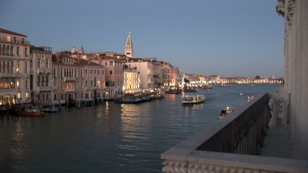 Gran Canal de Venecia — Vídeo de stock