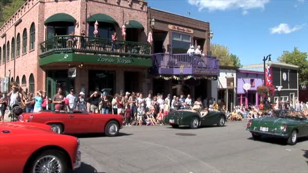 Desfile en Park City — Vídeo de stock