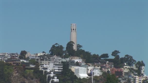 Hill τηλέγραφων στο San Francisco — Αρχείο Βίντεο