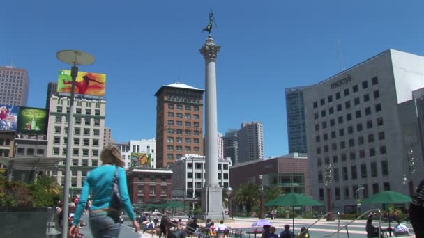 Union Square a San Francisco — Video Stock