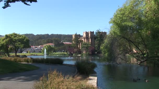 Palazzo delle Belle Arti a San Francisco — Video Stock