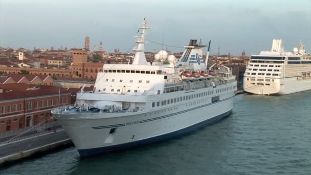 意大利的威尼斯港口 — 图库视频影像