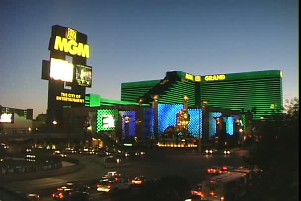 MGM Grand Hotel Λας Βέγκας και καζίνο — Αρχείο Βίντεο