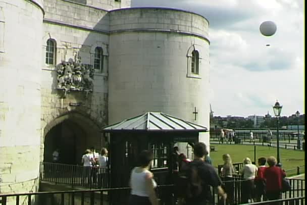 Tower of London i Storbritannien — Stockvideo