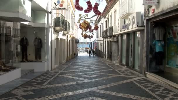Porta Delgada miasta w Portugalia — Wideo stockowe