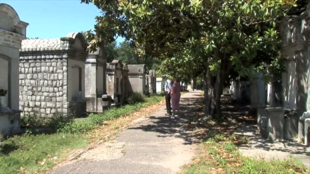 Cementerio de Lafayette en Nueva Orleans — Vídeo de stock