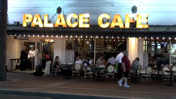 Palace Cafe em Nova Orleães — Vídeo de Stock