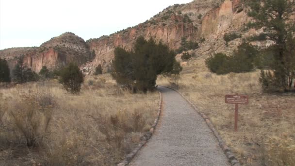 Parque nacional bandelier — Vídeo de Stock