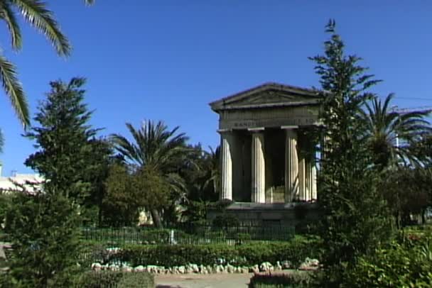 Mattia Preti Square i Valetta — Stockvideo