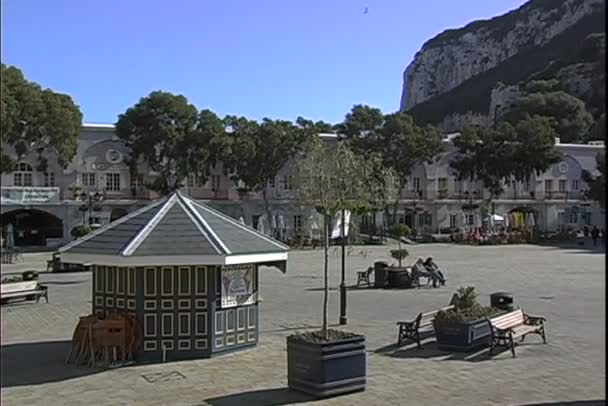 Grand Casemates Meydanı Gibraltar — Stok video