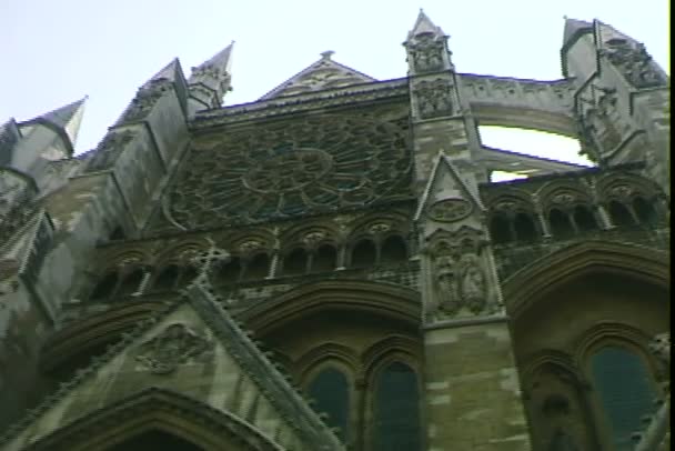 Abbazia di Westminster a Londra — Video Stock