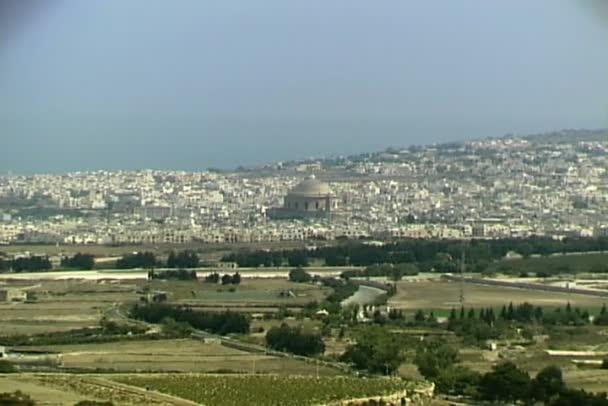 몰타에서 Mosta 도시 — 비디오