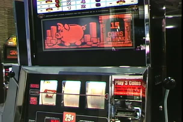 Slot machine kaszinó — Stock videók
