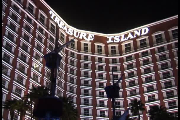 Treasure Island em Las Vegas — Vídeo de Stock