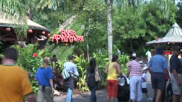 Parque temático Ilhas de Aventura em Orlando — Vídeo de Stock