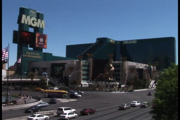 MGM Grand Las Vegas otel ve Casino — Stok video