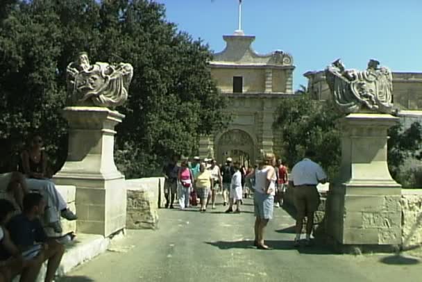 Mdina city in Malta — Stock Video