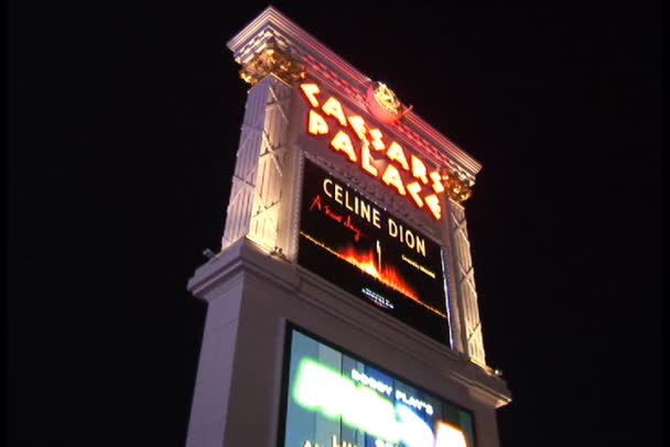 Caesars Palace Las Vegas Hotel and Casino — Stock Video