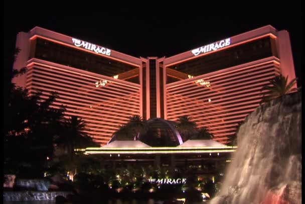 Mirage Resort i Las Vegas — Stockvideo