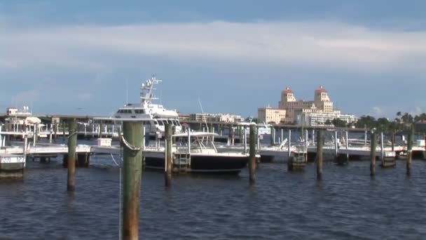 Binnenwasserstraße in Florida — Stockvideo