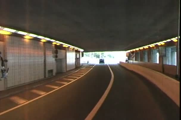 Monte Carlo Tunnel — Stockvideo