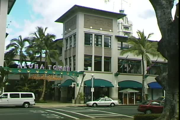 Torre Aloha en Honolulu — Vídeos de Stock