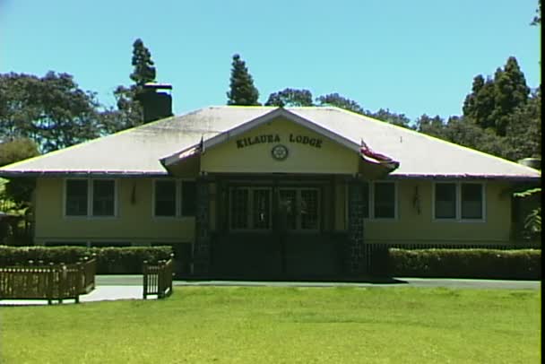 Kilauea Lodge en Hawai — Vídeo de stock