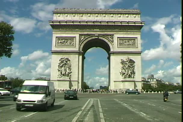 Arc de Triumph i Paris – stockvideo