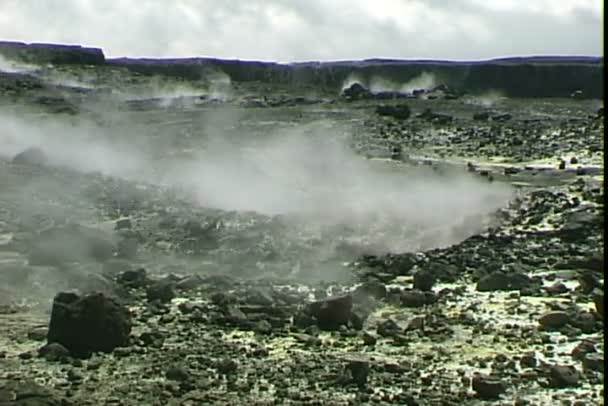 Volcán lugar en Estados Unidos — Vídeo de stock