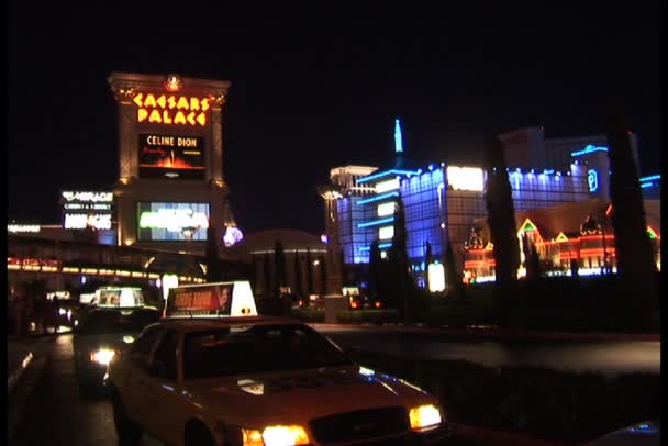 Caesars Palace Лас-Вегасе отель и казино — стоковое видео
