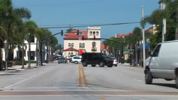 S County Road en Palm Beach — Vídeos de Stock