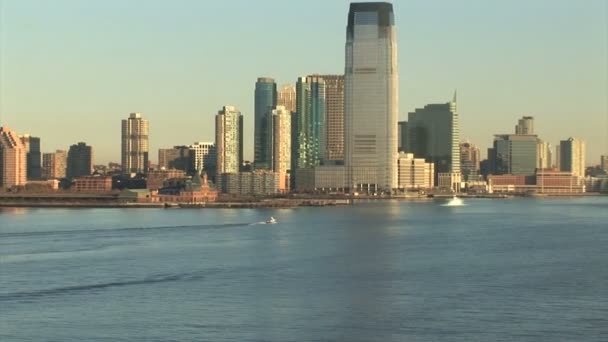 Skyline av New York stad — Stockvideo