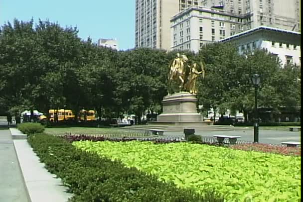 Parque de la Quinta Avenida en Nueva York — Vídeos de Stock