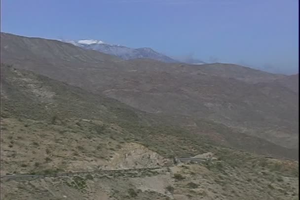 Strada asfaltata nel deserto — Video Stock