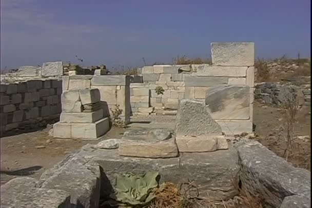 Aphrodite Temple ruïnes — Stockvideo