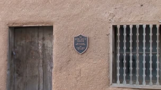 Casa mais antiga no Novo México — Vídeo de Stock