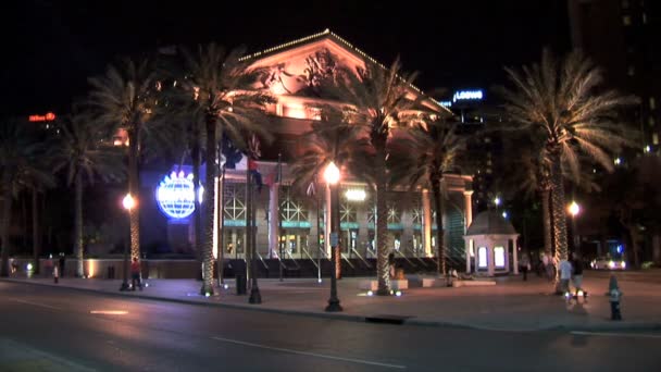 Harrah's hotel i New Orleans — Stockvideo